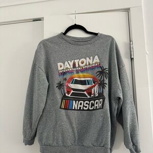Daytona Nascar Gray Sweater